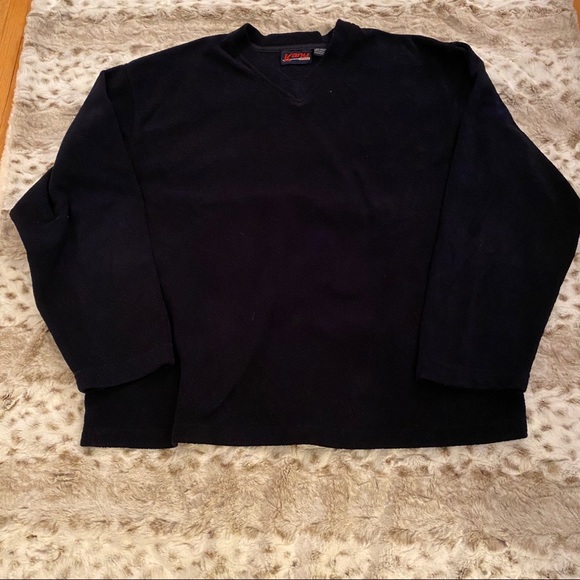 Men’s Kanu Sport V Neck Black Fleece XL - Picture 1 of 5